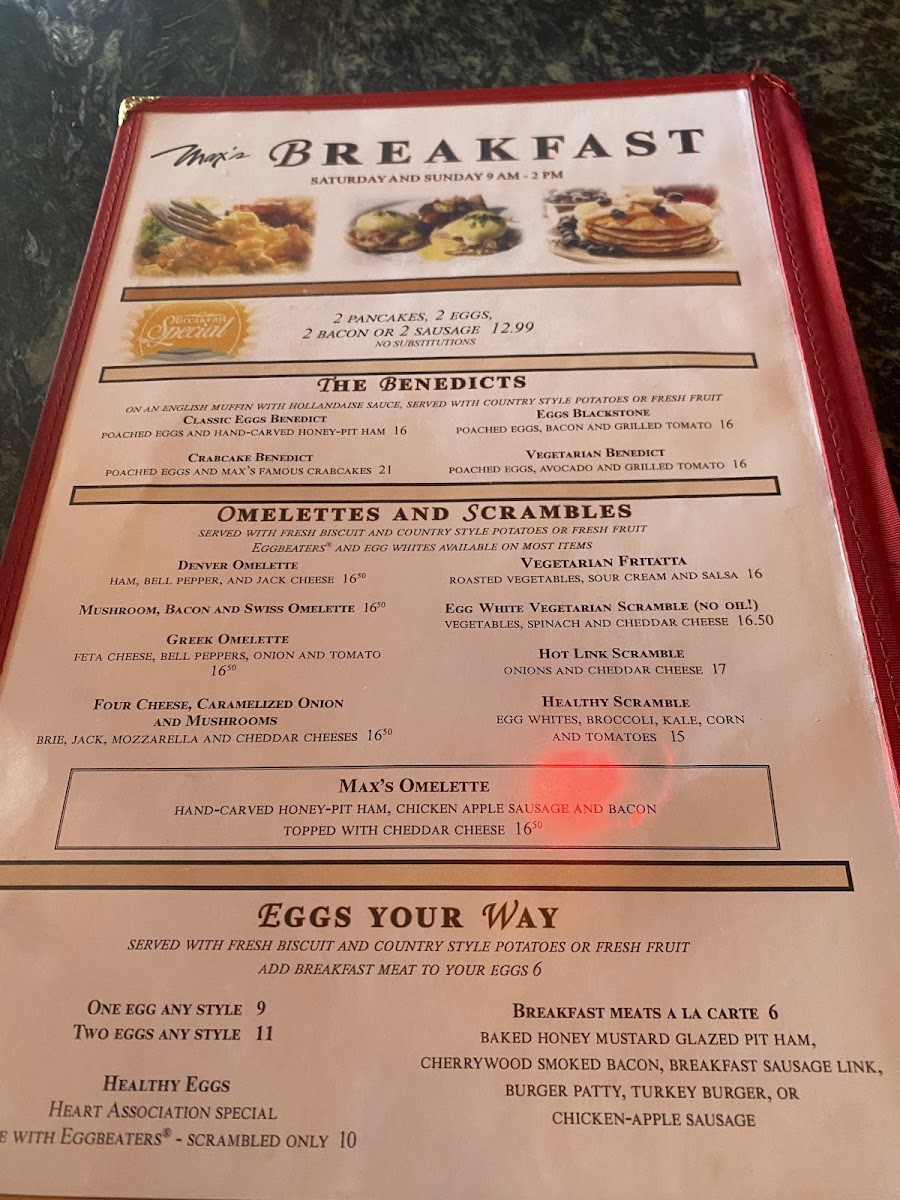 Max's of Burlingame Menu - Image 6